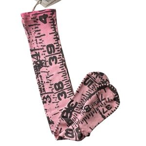 Magnolia Pearl Pink Measuring Tape Socks